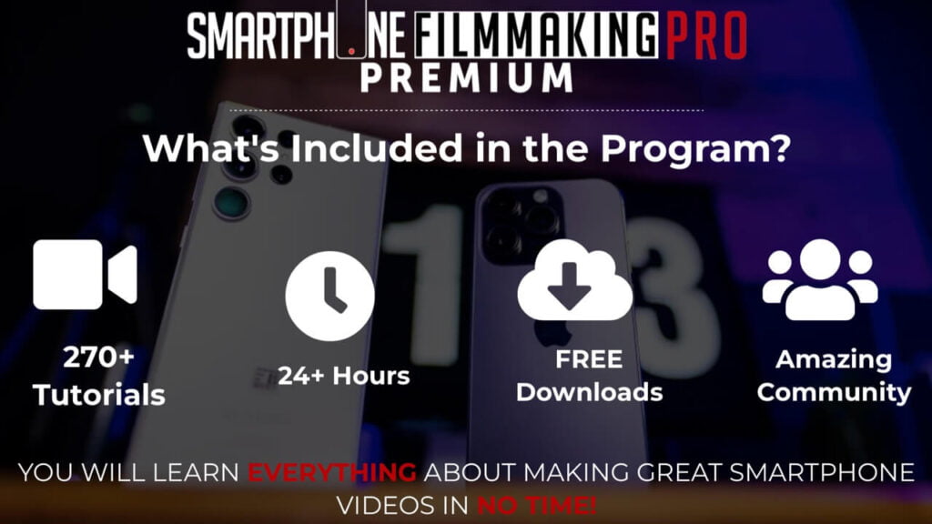 TDT smartphone filmmaking pro what's included