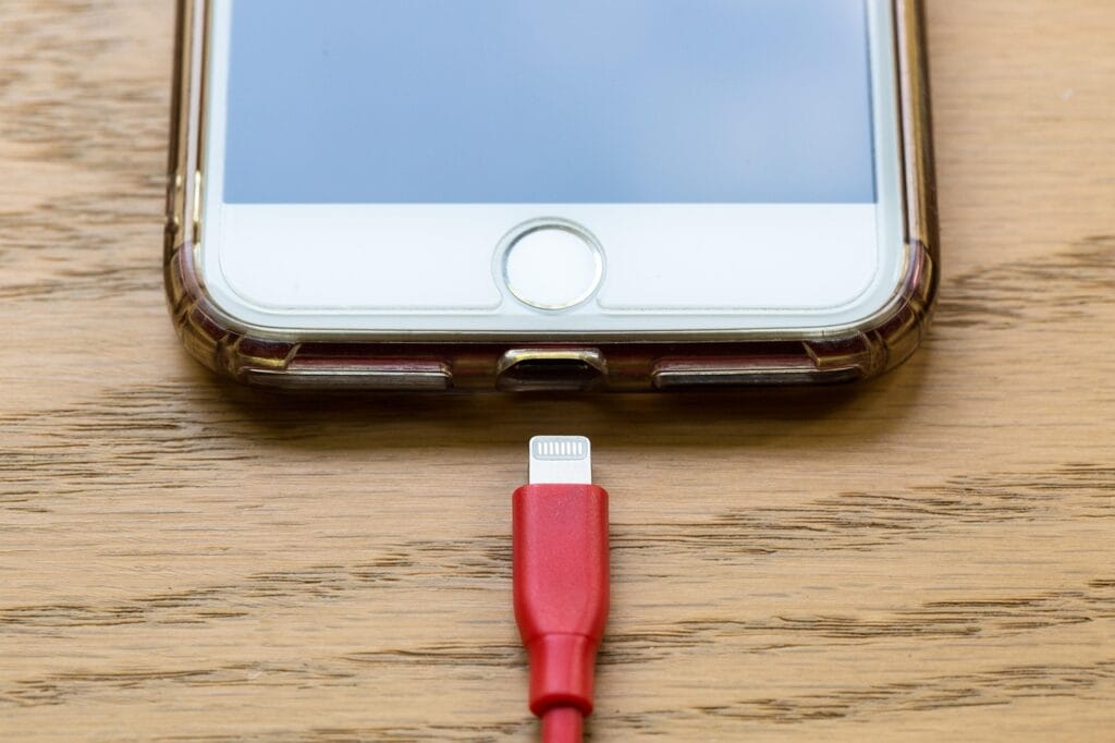 Charging our iPhones